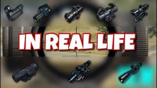 All PUBG scopes in real life | 8x scope amazing