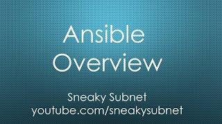 Ansible Overview