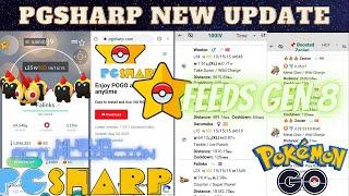 ️ PGSHARP NEW UPDATE | NUEVA ACTUALIZACIÓN PGSHARP | FEEDS GEN 8 | FIXED FEEDS | POKÉMON GO