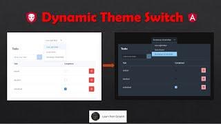 PrimeNG Dynamic Theme Change (using Dropdown contains multiple themes)