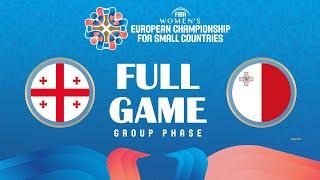 Georgia v Malta | Full Basketball Game | FIBA Women's European Championship for Small Countries 2024