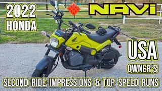 2022 Honda NAVI: USA Owner's F̶i̶r̶s̶t̶ Second Ride Impressions & Top Speed Runs