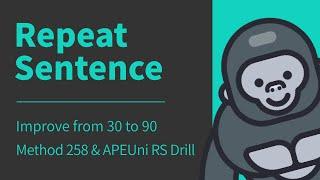 Repeat sentence (RS) | best Tips & Exam Strategies 2022 | PTE Speaking | APEUni | Method 258