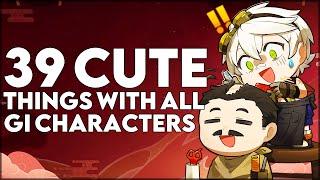 39 Cute & Hilarious Things With All Characters In Genshin Impact