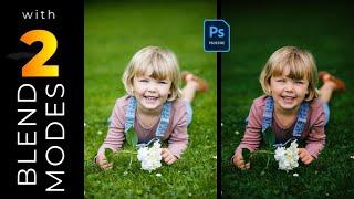 EDITING With 2 Blend Modes in Photoshop: Do THIS and You Will LOVE It!