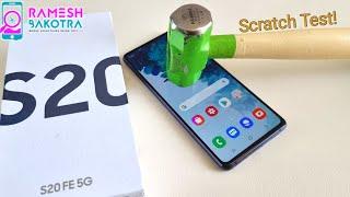 Samsung Galaxy S20 FE 5G Screen Scratch Test