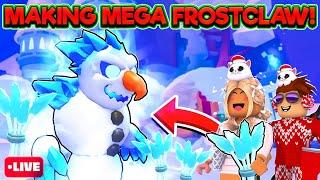 Cammy Makes The NEW MEGA FROSTCLAW in Adopt Me's Winter Update! Live!