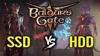 SSD vs HDD in Baldur's Gate 3 | NVMe SSD vs HDD + Loading Speed Test