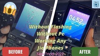 How To Fix Jio(F220b)Phone/All Jio Phone Hang on logo|Without Flashing||Without Pc|Latest Method2022