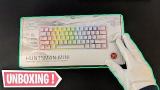 Razer Huntsman Mini Mechanical Keyboard Unboxing (OPTICAL LINEAR SWITCHES + ASMR)