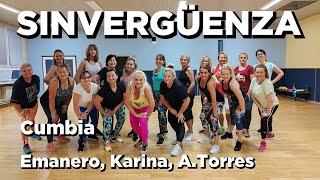 SINVERGÜENZA - Emanero, Karina, J mena, Angela Torres - cumbia / Zumba Renka