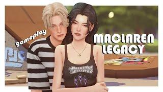Один день из жизни семьи МакларенГеймплей The Sims 4