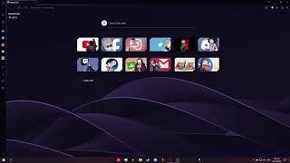 Turning Opera GX Sidebar Messenger to Dark Mode