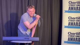 Michael McKenzie in the Bristol heat of the Chortle Student Comedy Award 2023