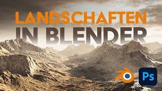 Eine Berglandschaft in Blender erstellen | Tutorial