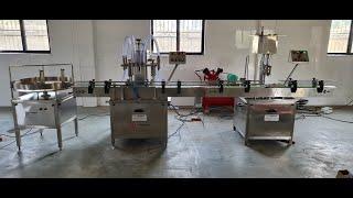 Automatic #Pharmaceutical Syrup Filling and Capping Machine