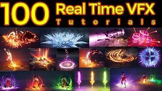 100 Real Time VFX Tutorials |Unreal Engine Niagara Tutorial | Ue4 Tutorials | Download Project Files