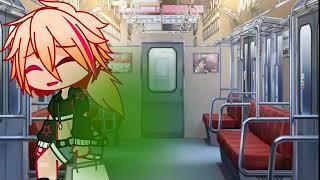 Gacha Fart and diarrhea in train