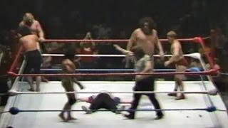 Andre the Giant, Bob Backlund, & Jimmy Snuka vs Big John Studd, Lou Albano, & Afa