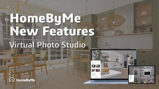 New feature: virtual photo studio for photorealistic 3D renderings 