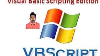 VBScript Tutorial 1: Overview of of VBScript