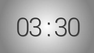 3 Minutes 30 seconds countdown Timer - Beep at the end | Simple Timer (three min thirty sec)