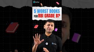 RBI Grade B preparation | RBI Books for Grade B Officer | Worst Books For RBI Grade B Exam | EduTap