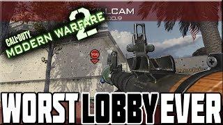 WORST LOBBY EVER ON MODERN WARFARE 2! (Rage)