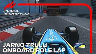 Jarno Trulli's Pole Lap | 2004 Monaco Grand Prix | #assettocorsa