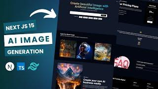 Build an AI Image Generator with Next.js 15, TypeScript, Tailwind CSS & Shadcn UI
