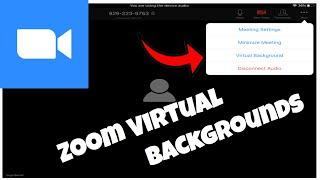 How to put a Virtual Background on in Zoom (iPhone iPad)