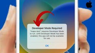 How To Fix Developer Mode Required iOS 17