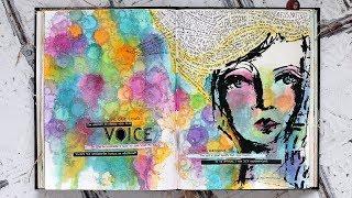 Art Journaling With Shari Carroll: Voice in My Hair