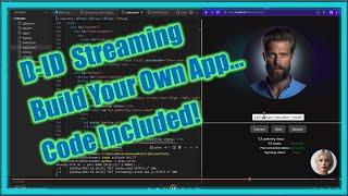 D-ID Streaming API to create Realtime video Responses for your Chatbot with code included Vtubers!