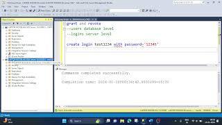 SQL Commands Part 3(Grant and Revoke). Session 10