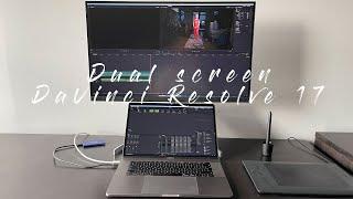 Dual Screen - DaVinci Resolve 17 Free version