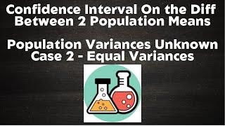 Ex4_2 Confidence Interval On the Diff of 2 Population Means, Population Variances Unknown, Case 2