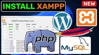 How to Install XAMPP Server 8.2.4 on Windows 10 or  Windows 11 | Run PHP Code on Localhost. #xampp