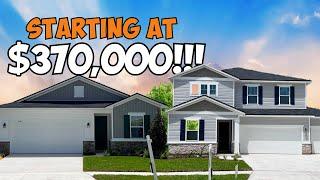 Inside 2 Affordable New Construction Homes selling for $370,000+ | Jacksonville FL | New Home Tour