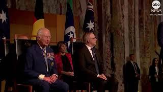 King Charles yelled at by Indigenous senator during Australia trip