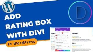 How to Add Rating Box in Blog With Divi Builder in WordPress | Divi Page Builder Tutorial 2022