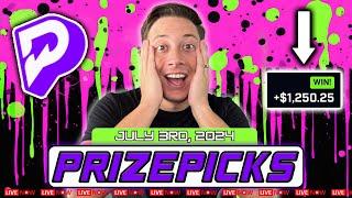 TOP PRIZEPICKS MLB, WNBA & Esports PLAYER PROPS for TODAY 7/3! (LIVE)