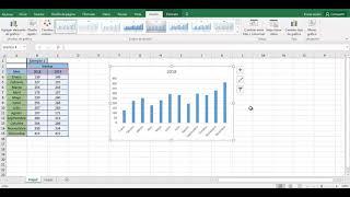 Gráfico de barras en Excel, personalizado 