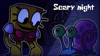 SpongeXML VS Gary | Scary Night Cover