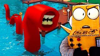 ПОЙМАЛ ЛЕГЕНДАРНОГО ГИГАНТСКОГО ЧЕРВЯ МОНСТРА! ROBLOX GO FISHING