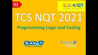 TCS NQT 2021 Programming and Coding Day1