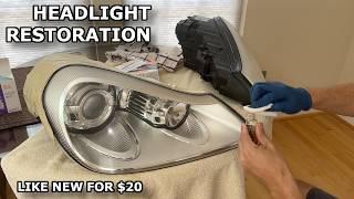 How To: Restore Headlights for $20 #brilliant #shine