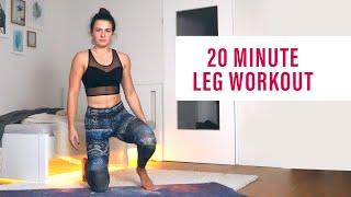 20 MINUTE LEG WORKOUT // no equipment