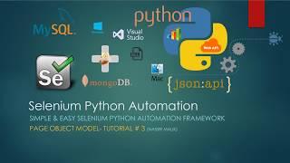 Simple and Easy Selenium Python Automation Framework | Page Object Model | Tutorial # 3