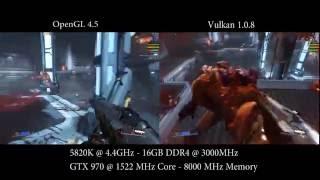 DOOM - Vulkan VS. OpenGL @ 1440p - NVIDIA GTX 970